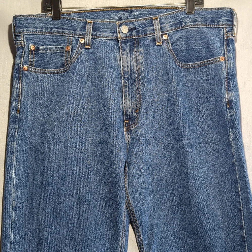 Levi's 505 Straight Leg Medium‎ Wash Mens Jeans Size 38